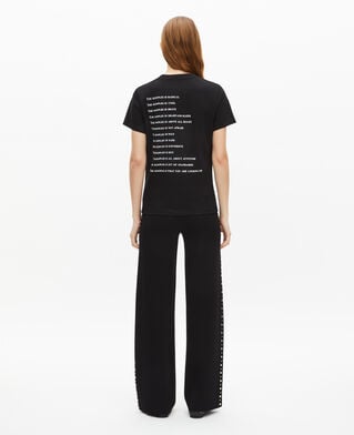 The Kooples FEMME BLACK t-shirt what is avec strass noir