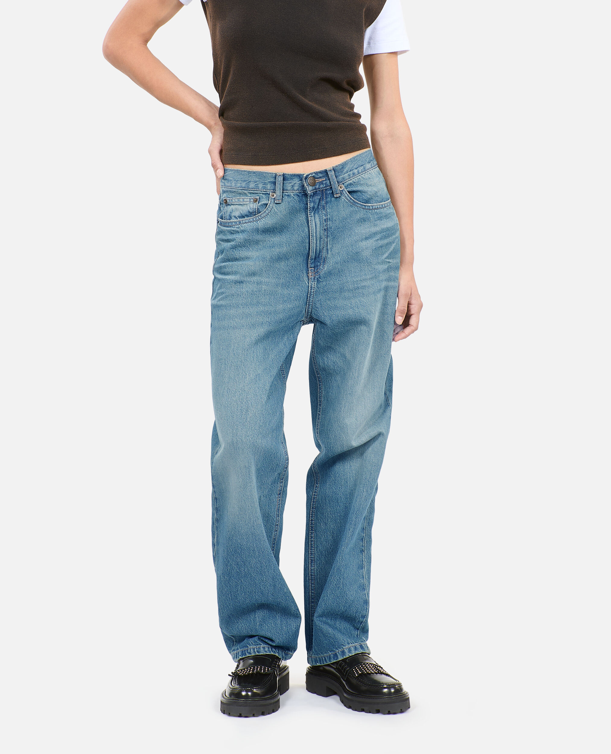 Jean bleu boyfriend outlet