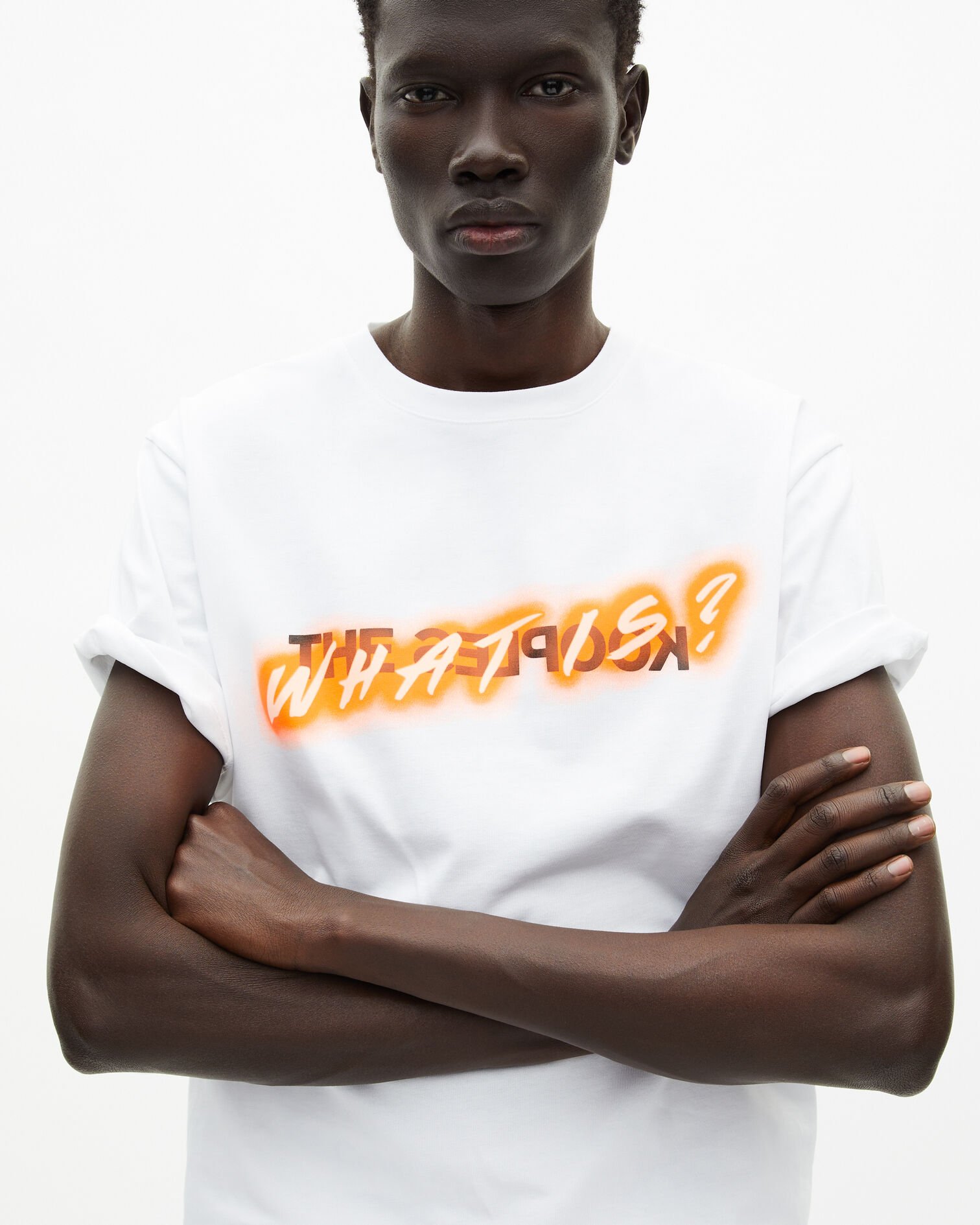 What is neon white t-shirt, WHITE, hi-res image number null