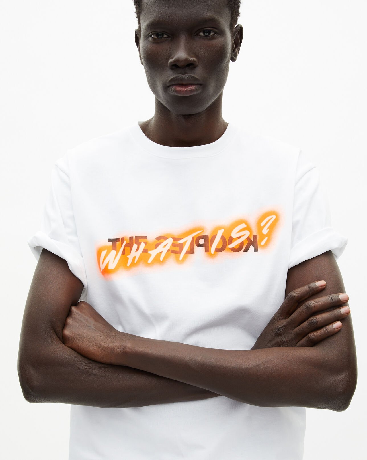 The Kooples HOMBRE WHITE camiseta what is néon blanca
