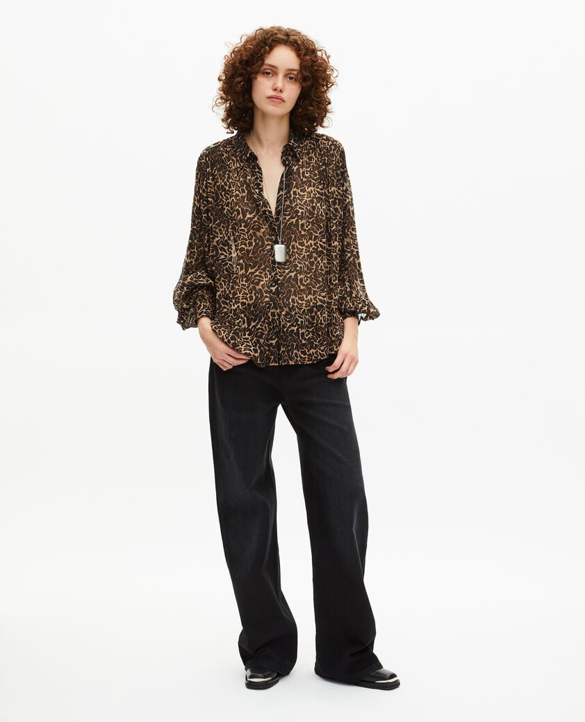 The Kooples FEMME LEOPARD chemise imprim&eacute; l&eacute;opard