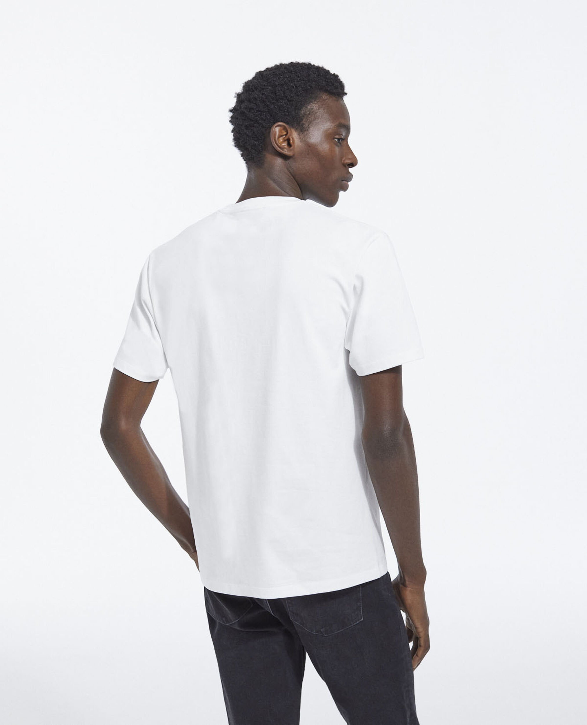 White T-shirt w/ contrasting The Kooples logo, WHITE, hi-res image number null