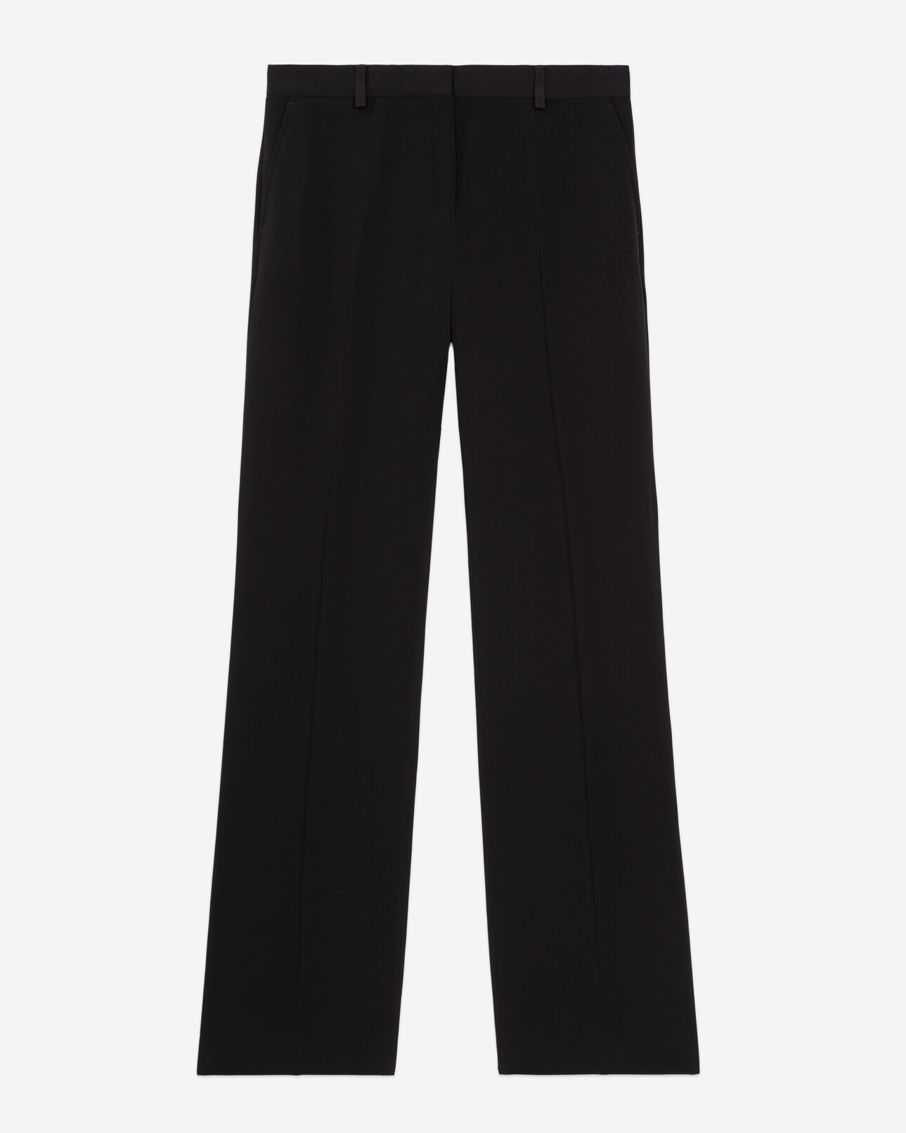 The Kooples DAMEN BLACK schwarze anzughose aus krepp