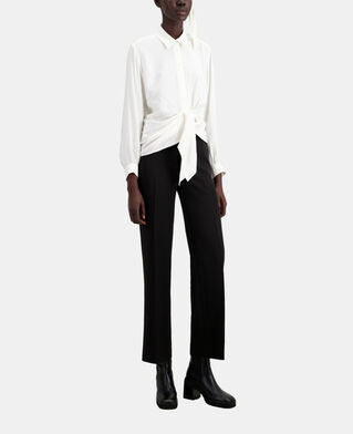 The Kooples WOMEN ECRU ecru shirt with draped effect
