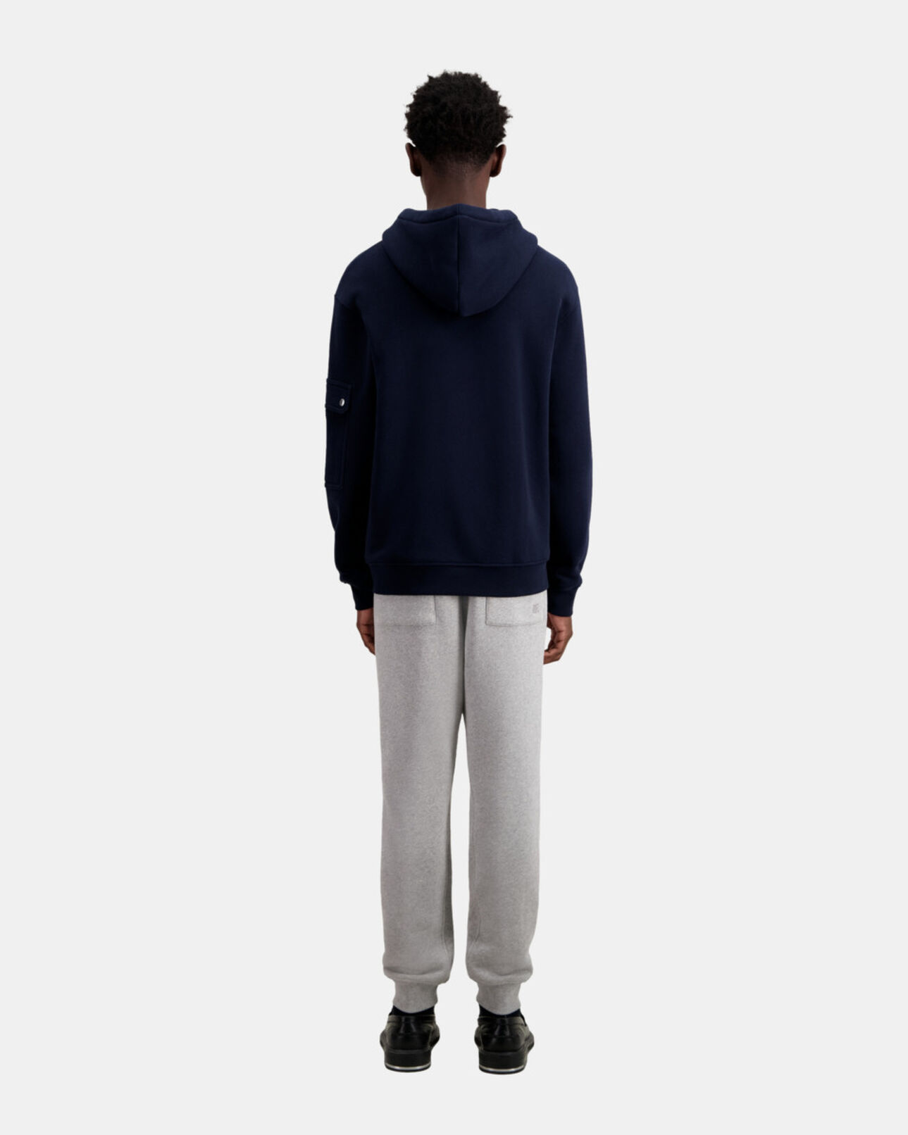 The Kooples MEN NAVY navy blue hoodie