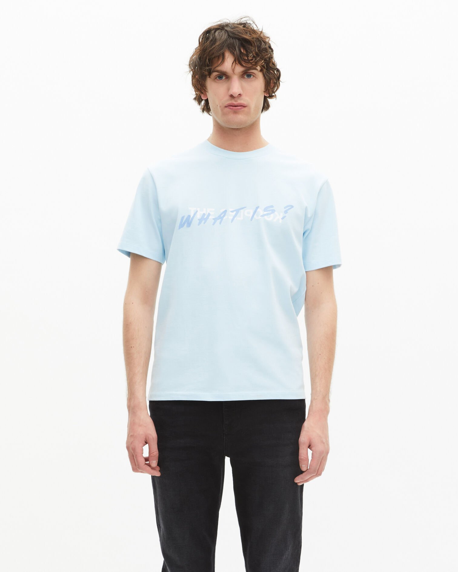 T-shirt What is bleu clair, BLUE SKY, hi-res image number null