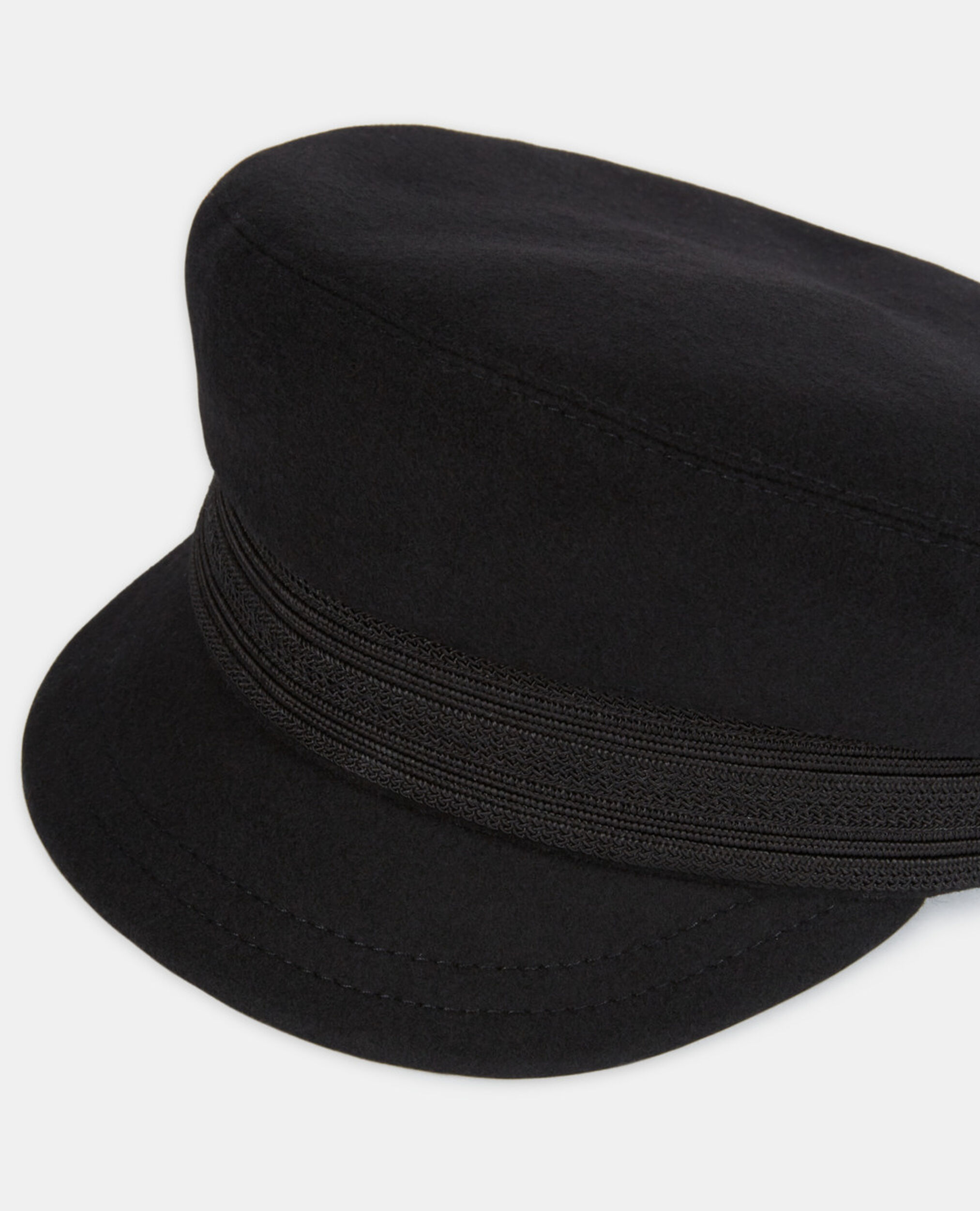 Gorra de lana negra, BLACK, hi-res image number null