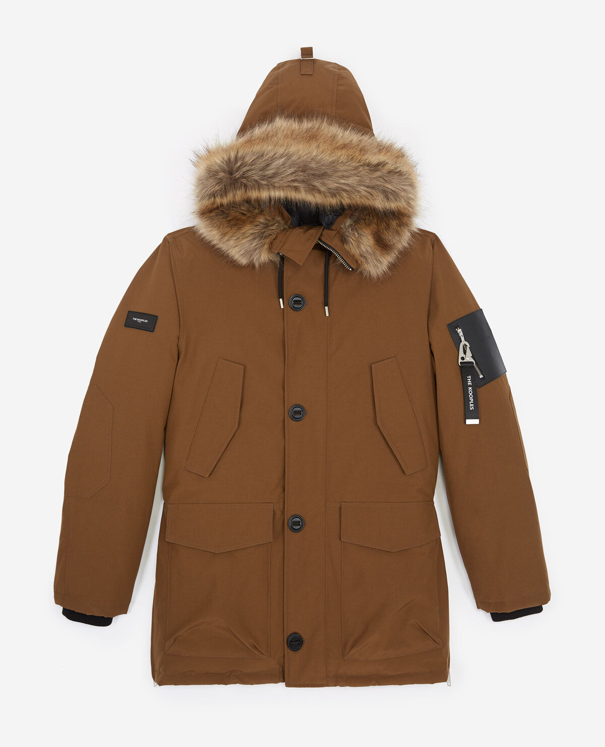 The kooples parka with fur hood new arrivals