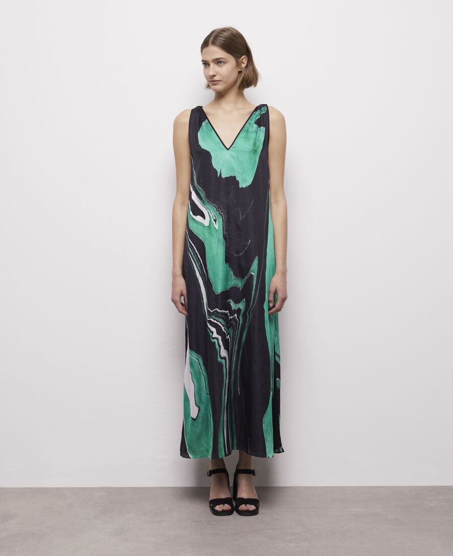 printed long dress