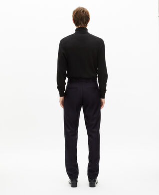 The Kooples HOMME NAVY-RED pantalon de costume &agrave; rayures marine