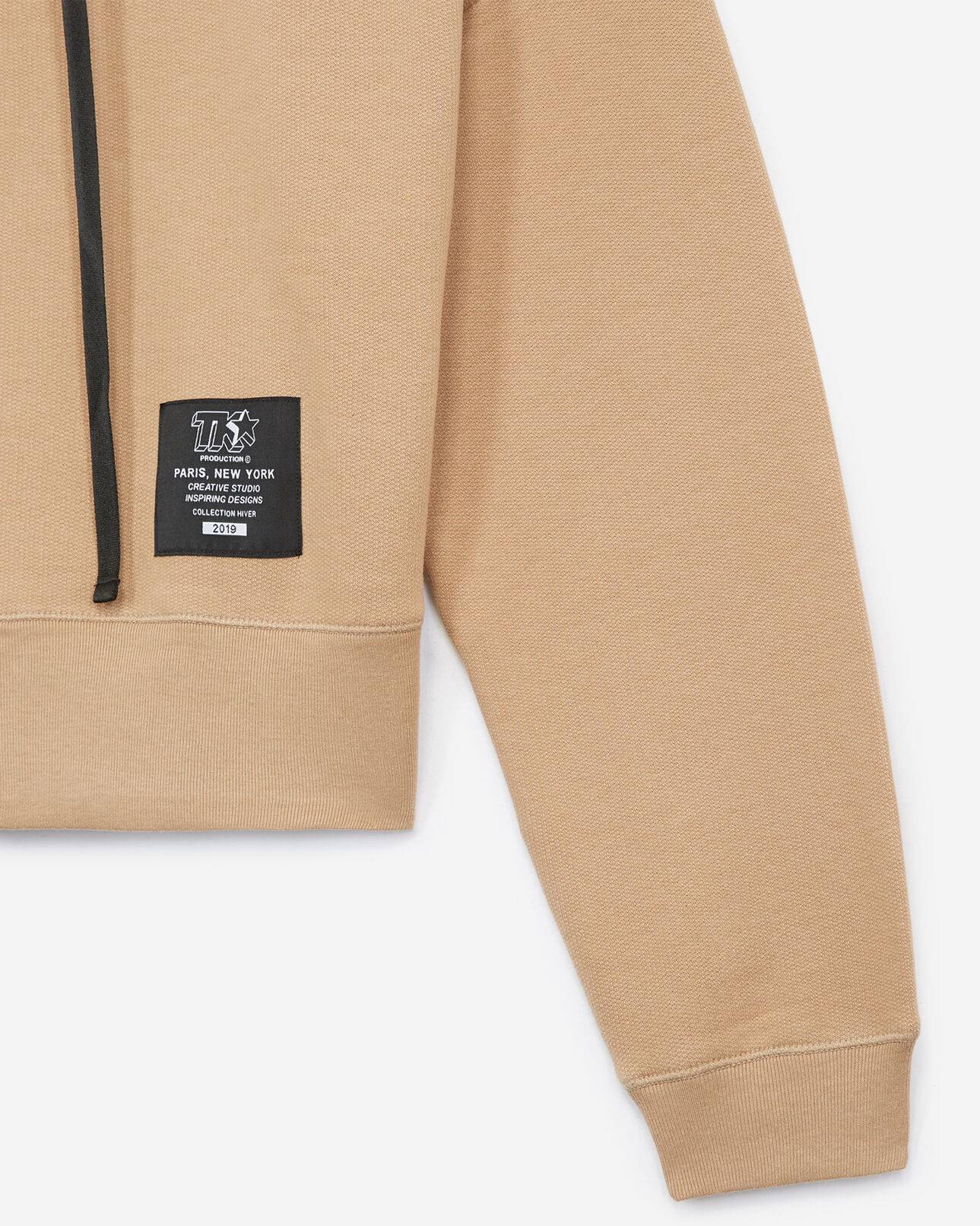 The Kooples FEMME BEIGE sweatshirt beige large capuche