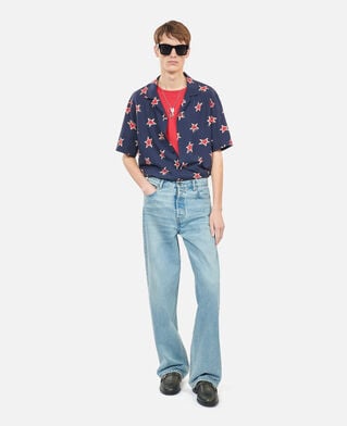The Kooples MEN BLUE/GREEN straight blue jeans