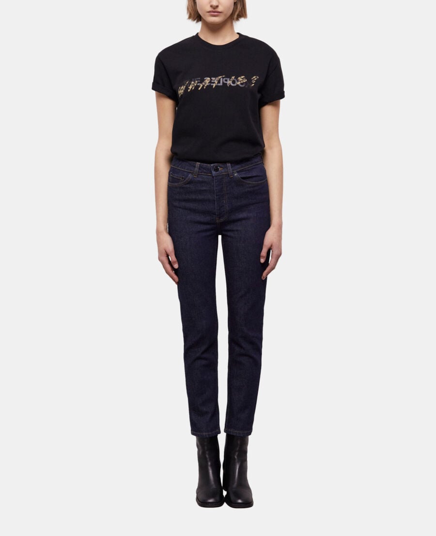 The Kooples WOMEN BLUE BRUT blue slim-fit jeans