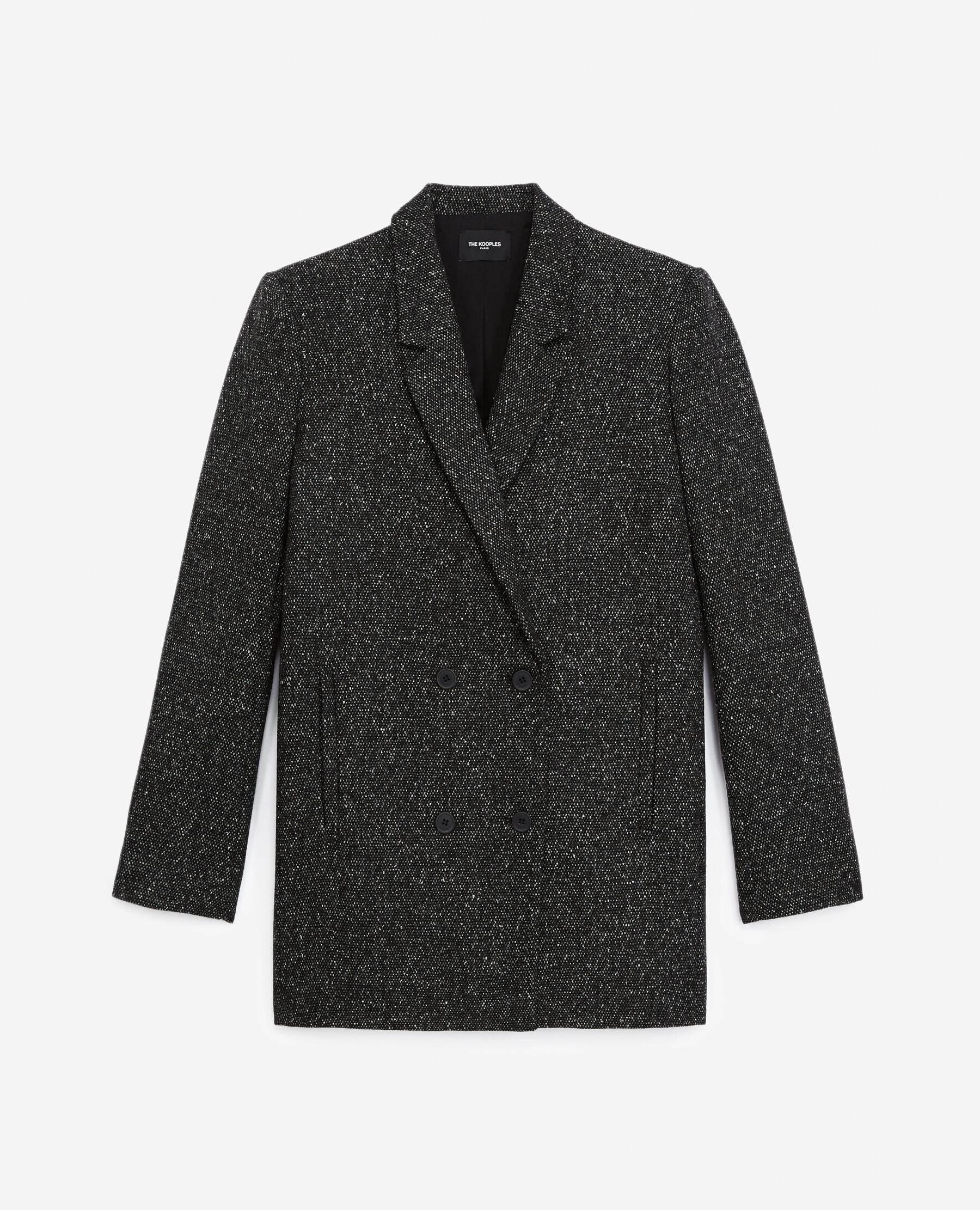 Oversized wool blend jacket outlet