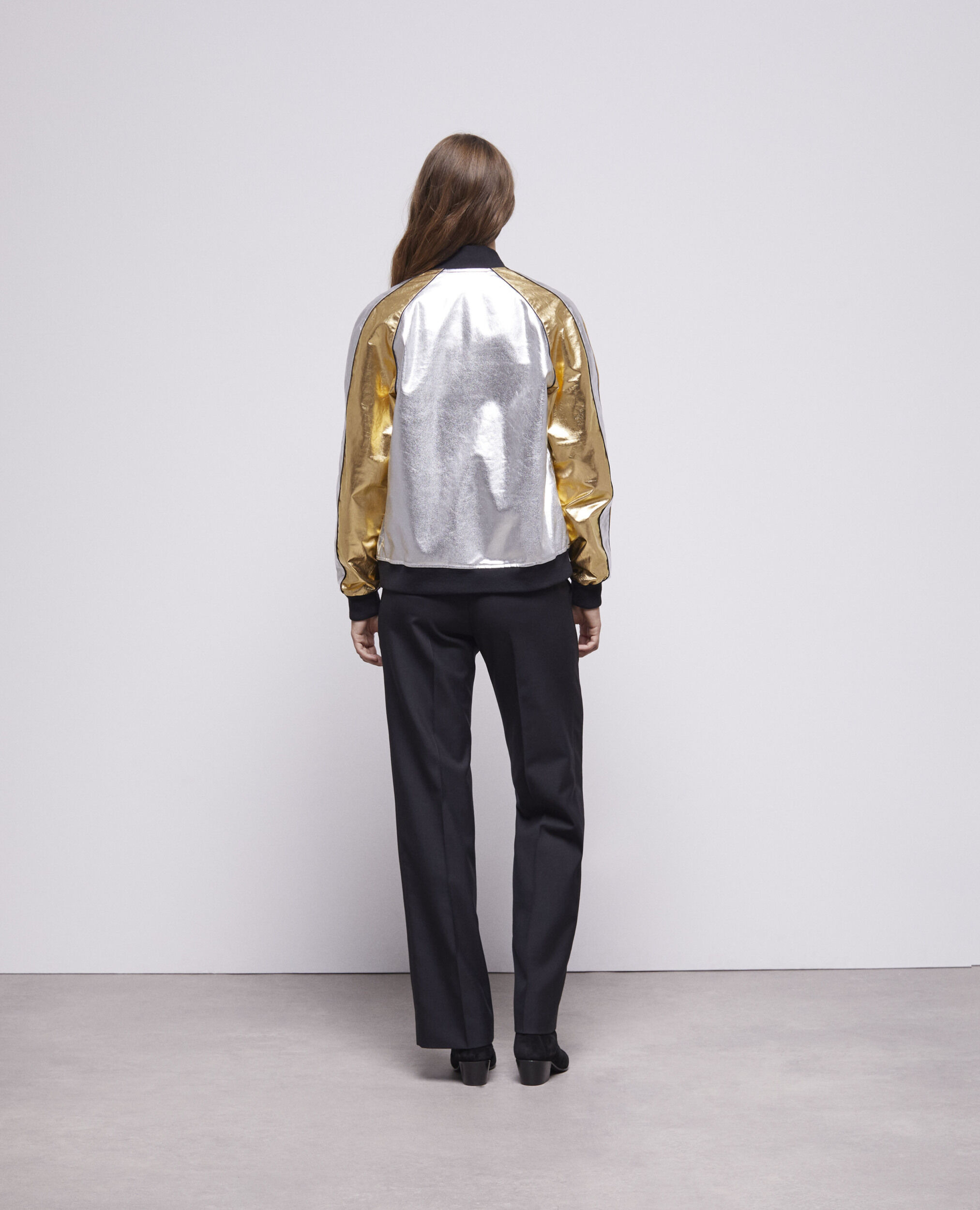 Chaqueta bicolor, SILVER / GOLD, hi-res image number null