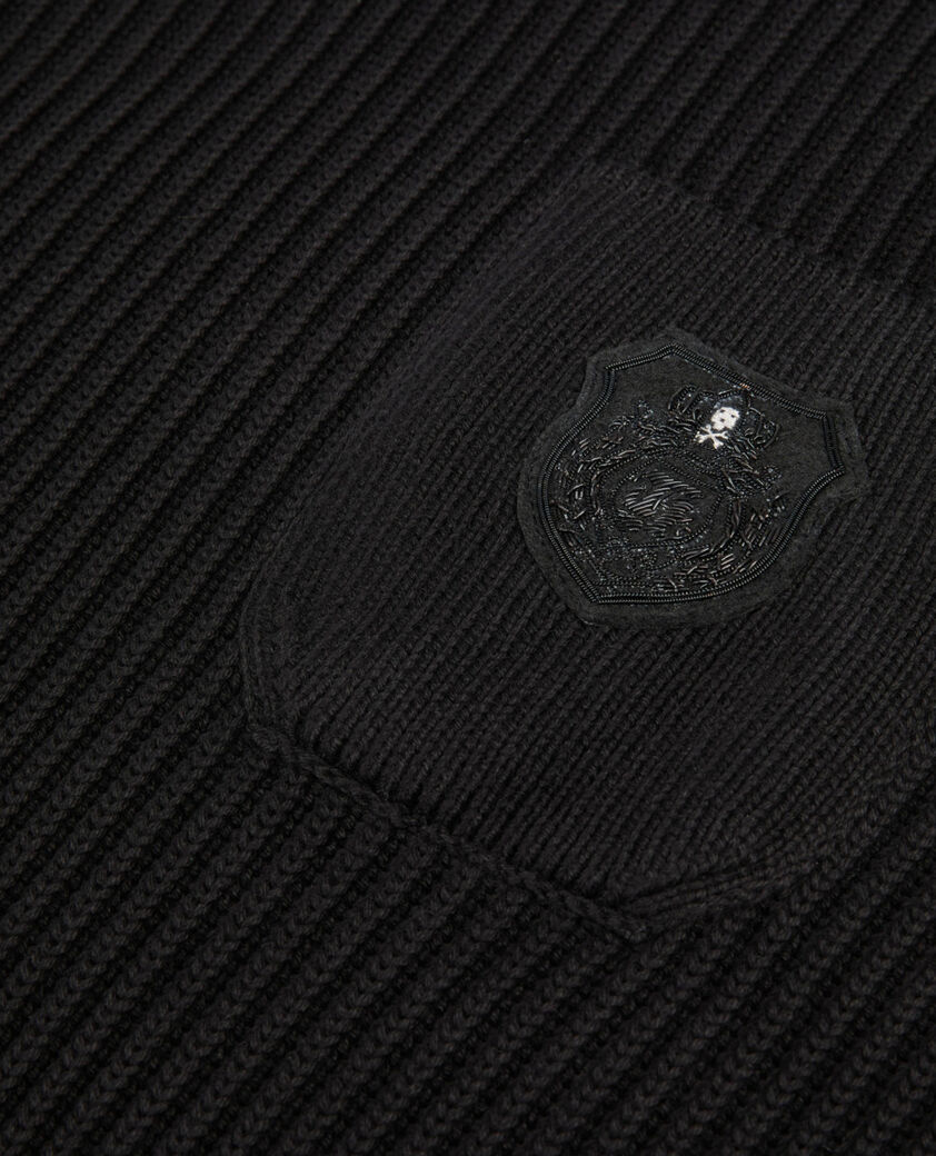 The Kooples MEN BLACK black cotton sweater