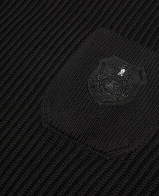 The Kooples H BLACK black cotton sweater
