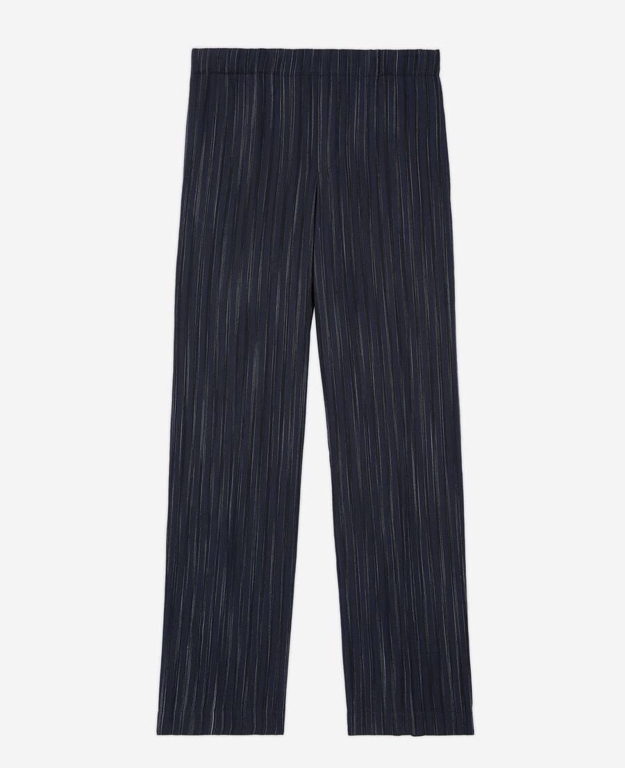 navy blue striped pants