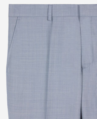 The Kooples H BLUE blue slim fit wool suit pants