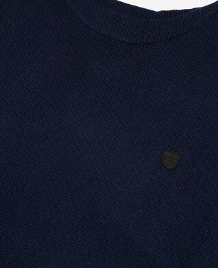 The Kooples MEN NAVY navy boat-neck sweater