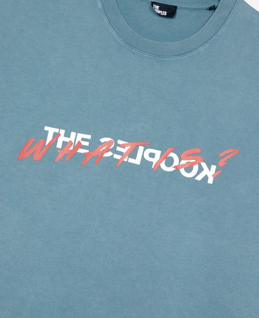 The Kooples MEN BLUE GREY what is blue t-shirt