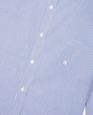 The Kooples HOMME BLUE WHITE chemise &agrave; rayures blanche et bleue