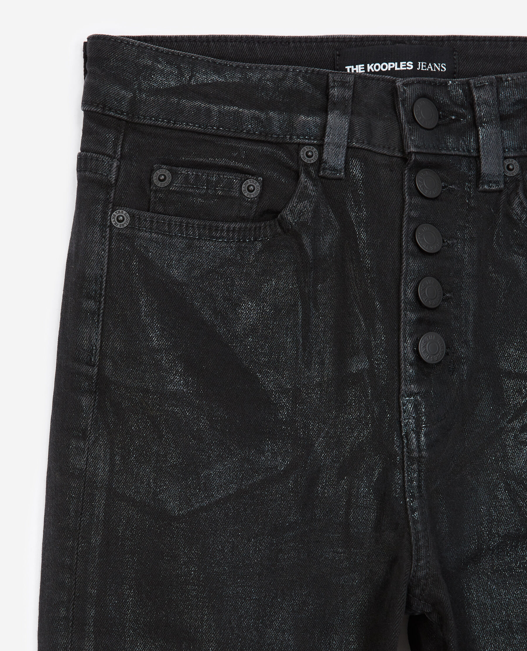 Black jeans 2024 with buttons