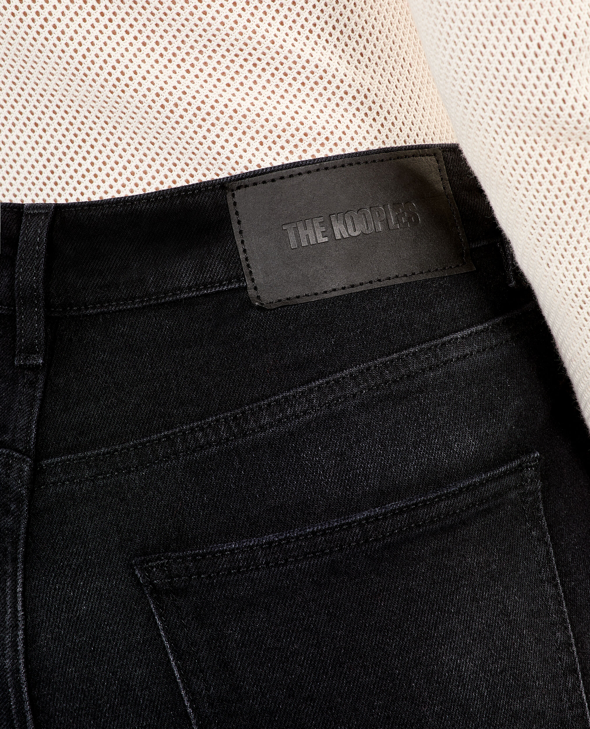 Black flare jeans, BLACK WASHED, hi-res image number null