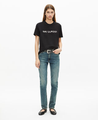 The Kooples FEMME BLACK t-shirt what is avec strass noir