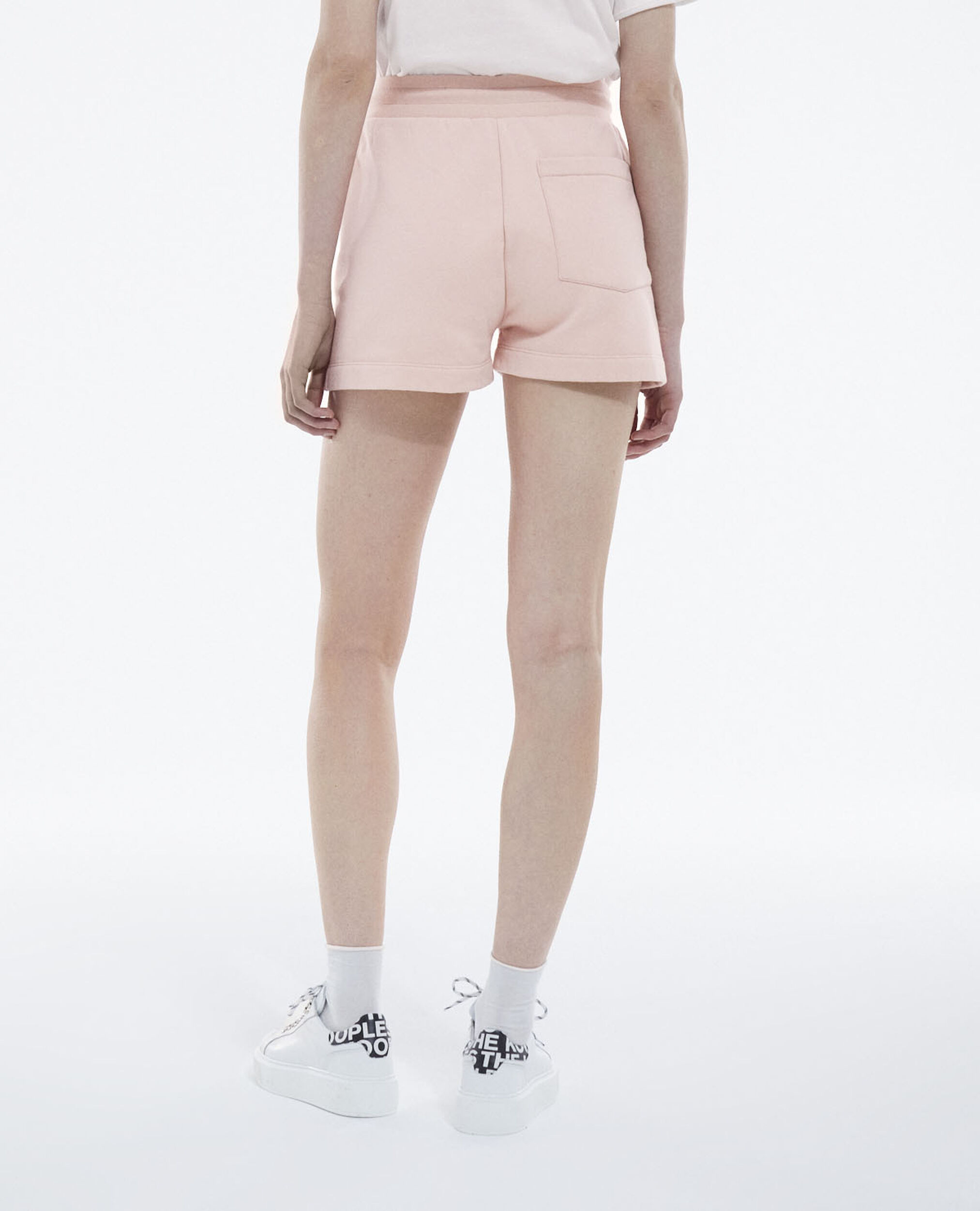 Rosafarbene Shorts aus Molton, PINK, hi-res image number null