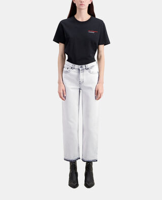 The Kooples WOMEN WHITE BLEACH straight bleached white jeans