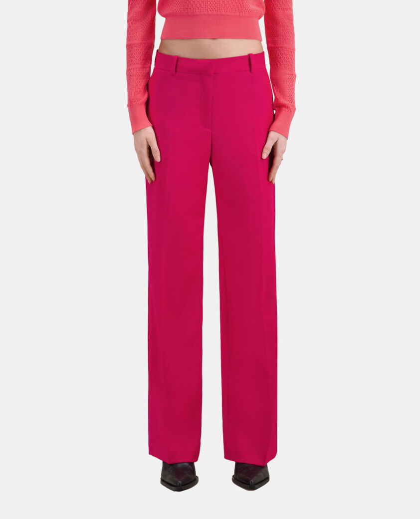 The Kooples WOMEN CHERRY red wool suit trousers