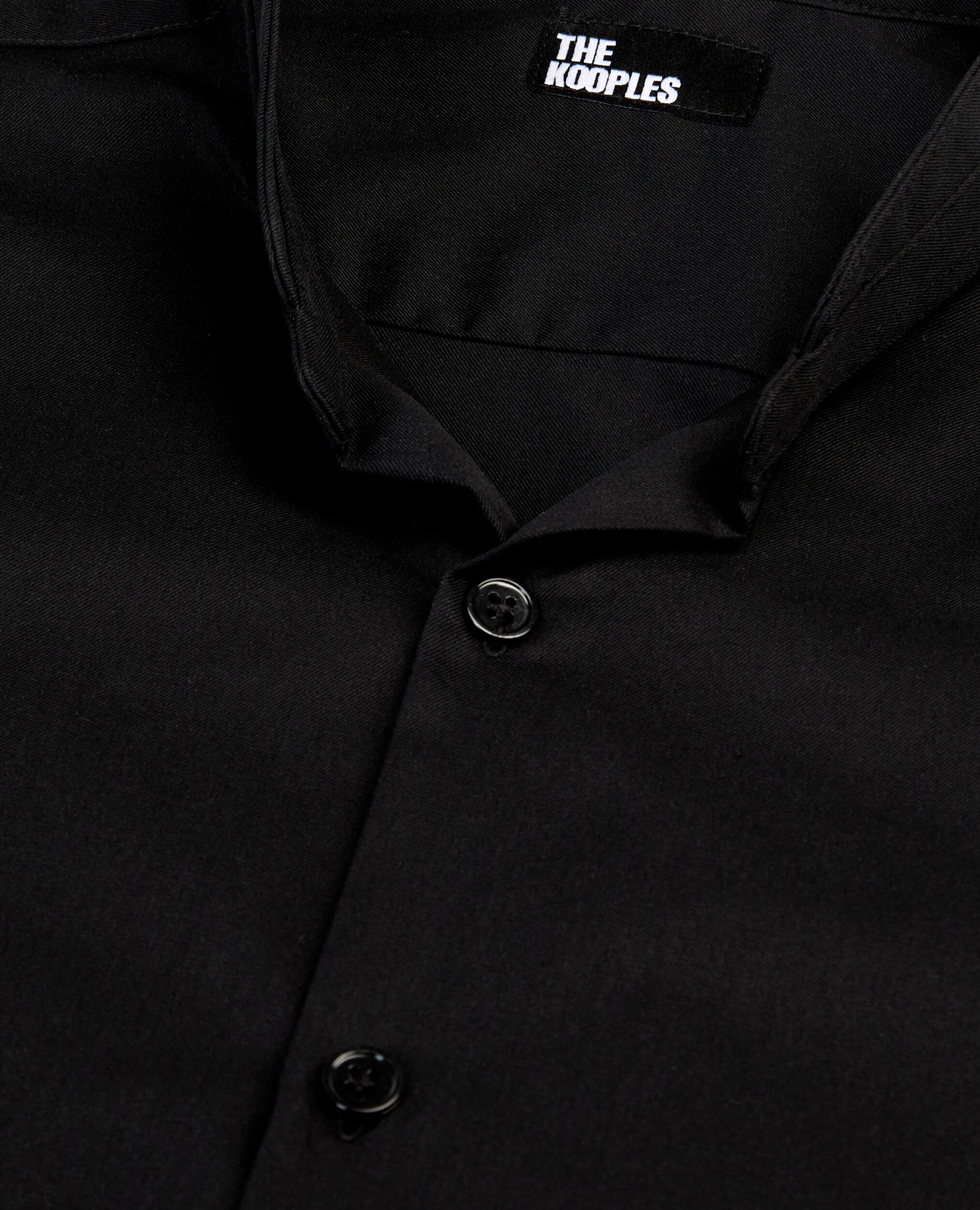 Chemise en smart twill noire, BLACK, hi-res image number null