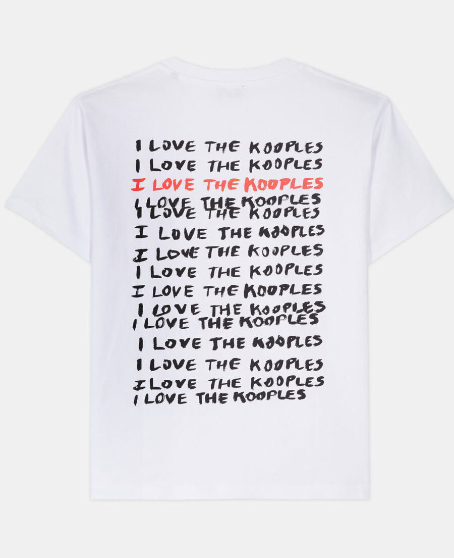i love kooples white t-shirt