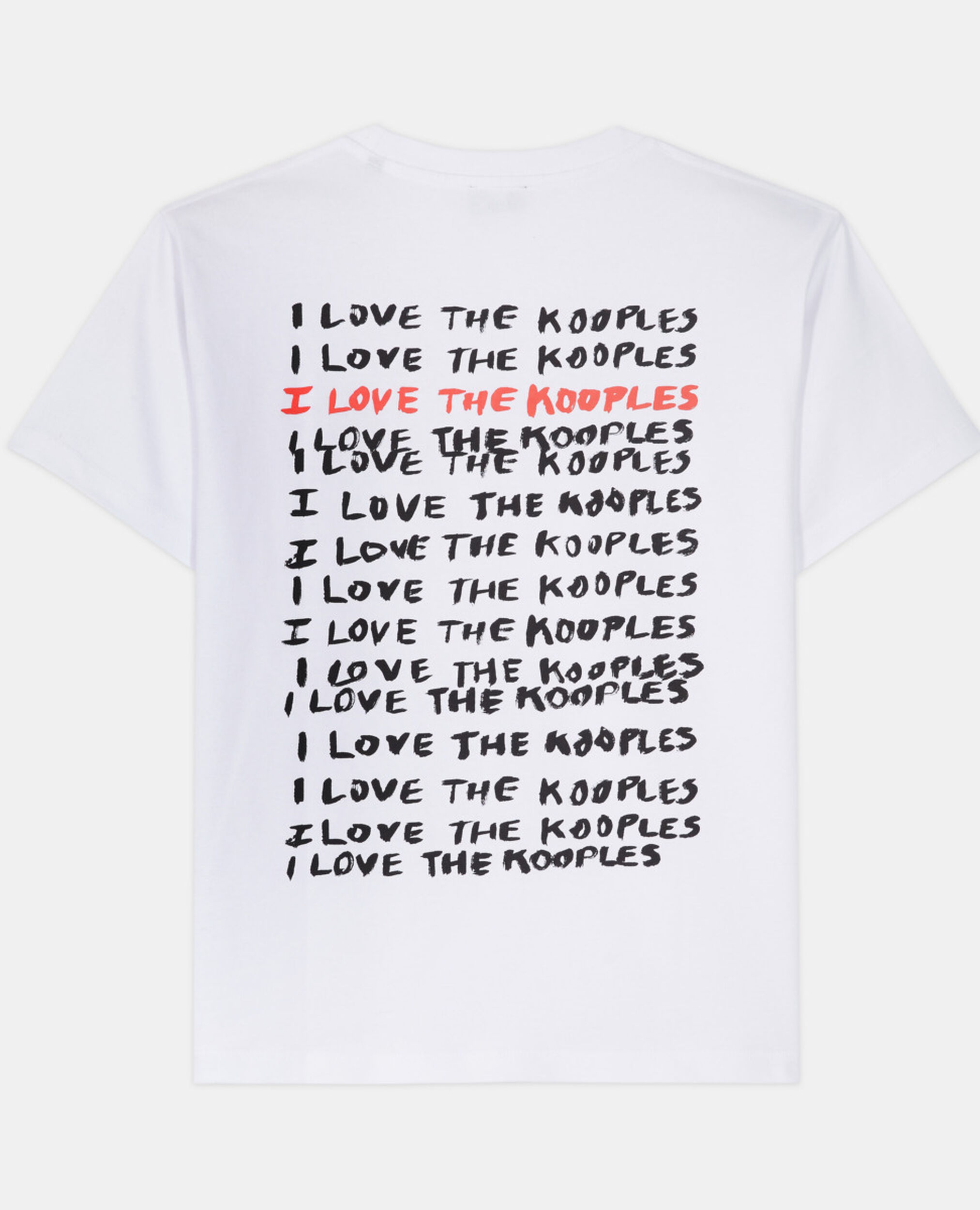 I Love Kooples white T-shirt, WHITE, hi-res image number null