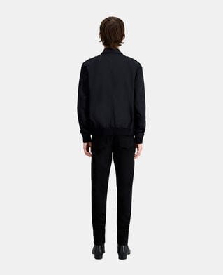 The Kooples HOMME BLACK blouson noir en coton