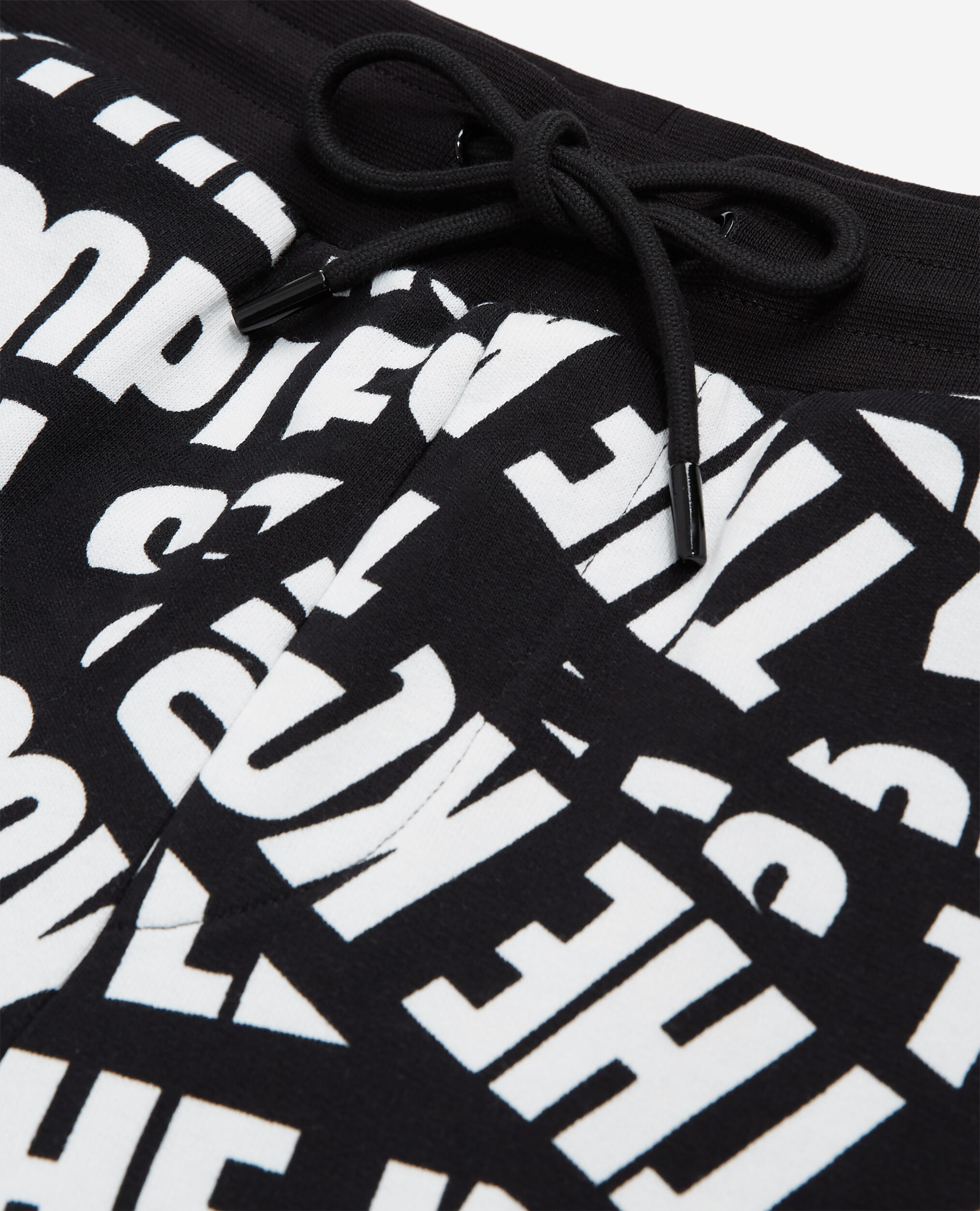 Shorts with Tape logo, BLACK / WHITE, hi-res image number null