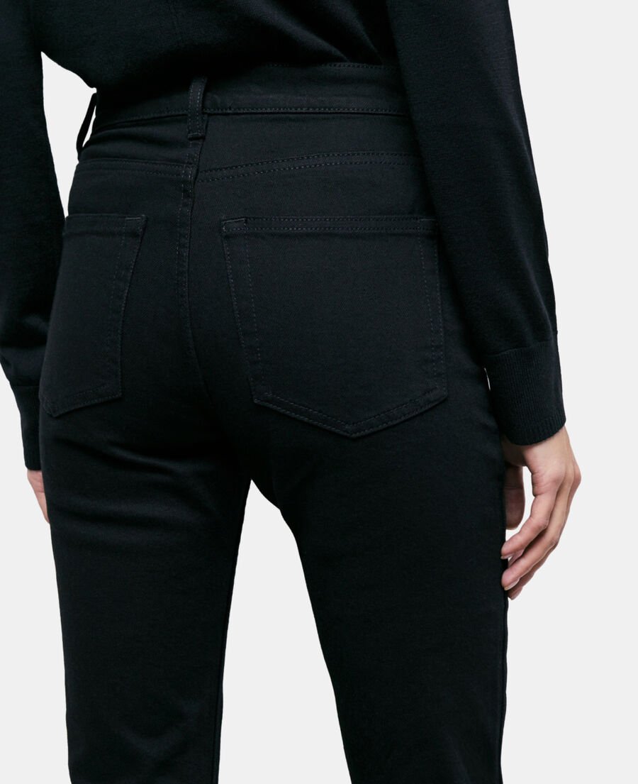 black flare jeans