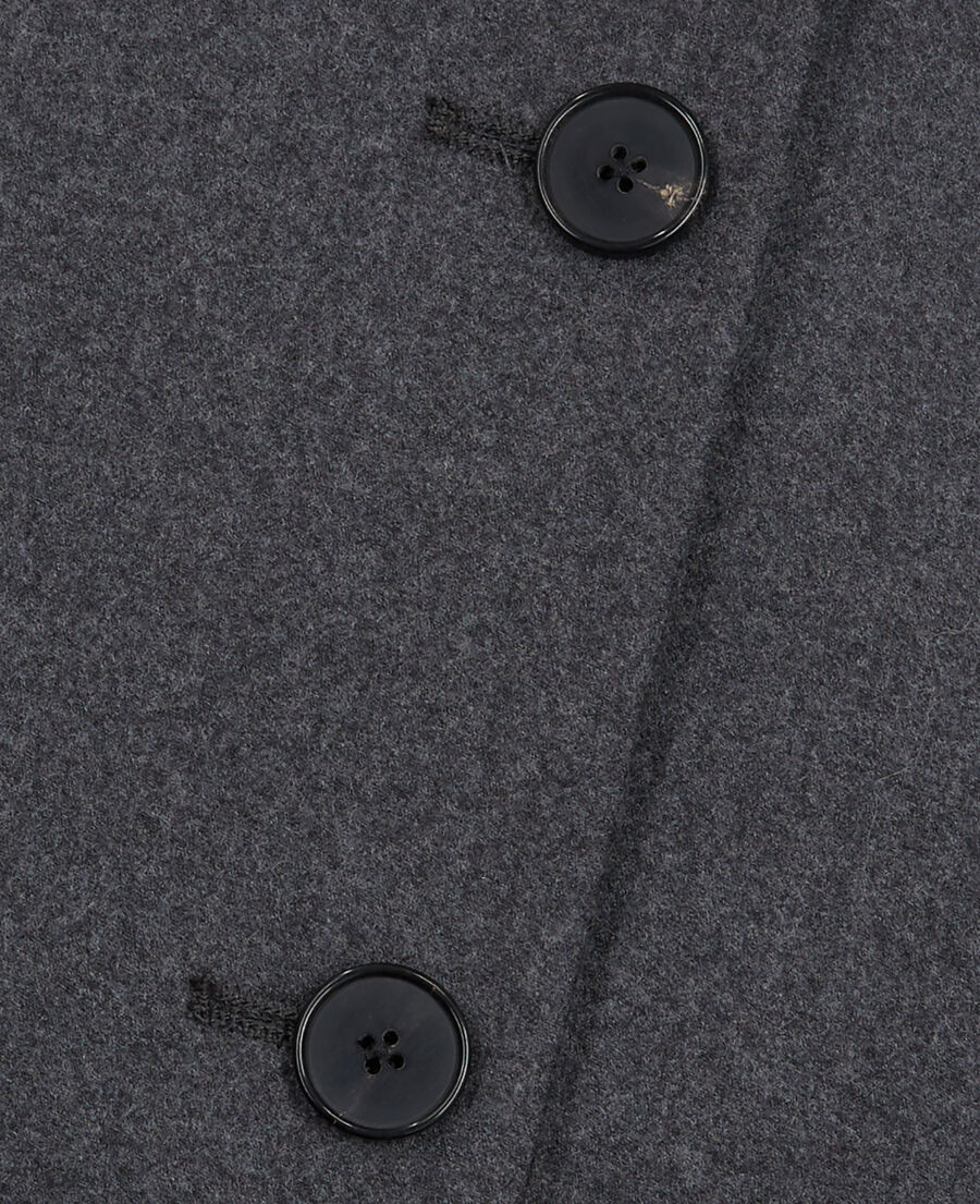 gray wool suit jacket