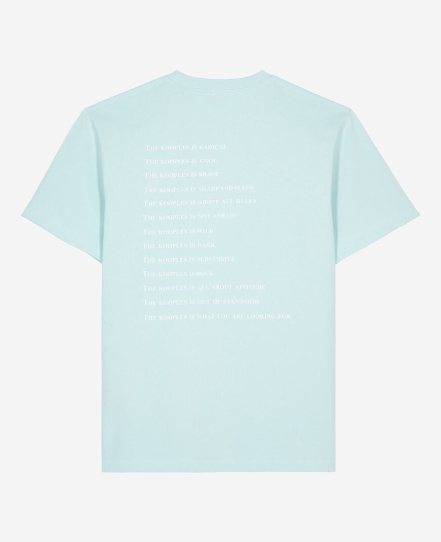 The Kooples HOMME BABY BLUE t-shirt what is bleu ciel