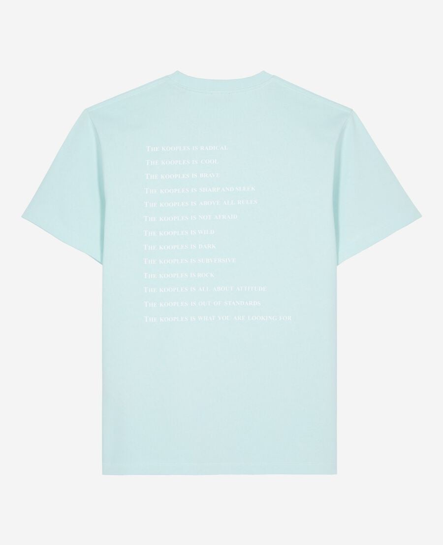 The Kooples HOMME BABY BLUE t-shirt what is bleu ciel