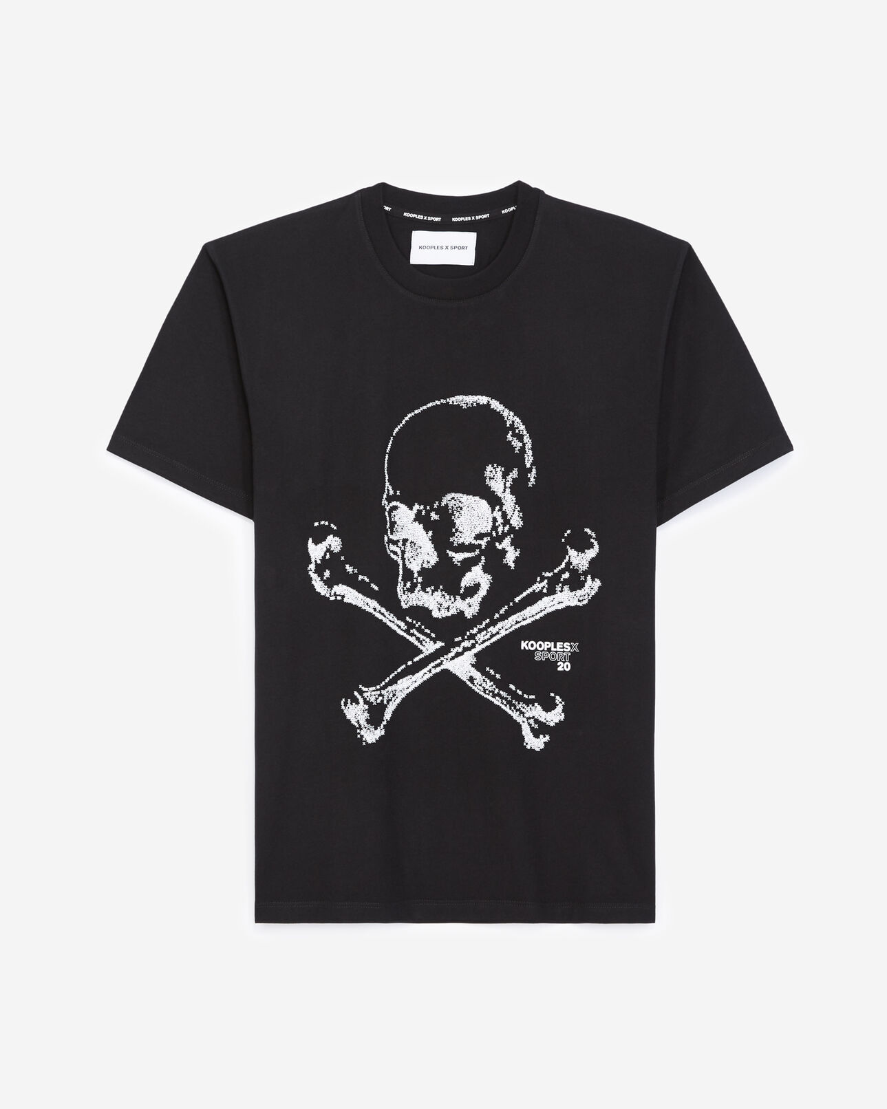 The Kooples HOMBRE BLACK camiseta con estampado de calavera