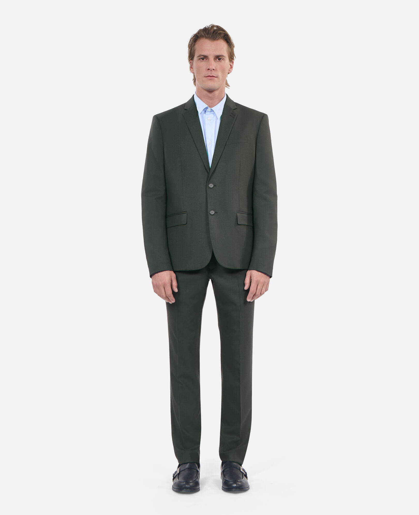 The Kooples HOMBRE KAKI chaqueta traje caqui lana