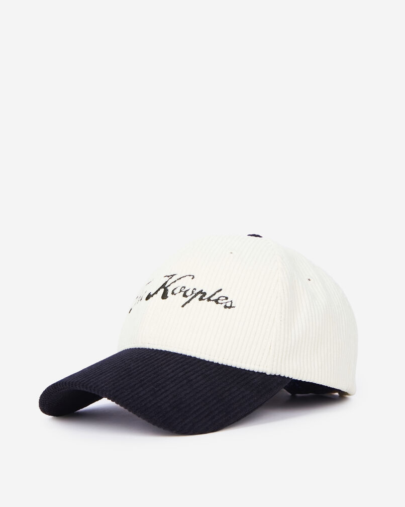 The Kooples MIXTE BLACK / WHITE casquette logo noire et blanche
