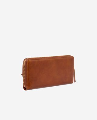 The Kooples WOMEN BROWN amelia brown leather wallet