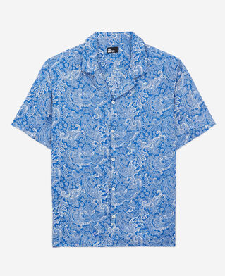 The Kooples H BLUE blue printed shirt