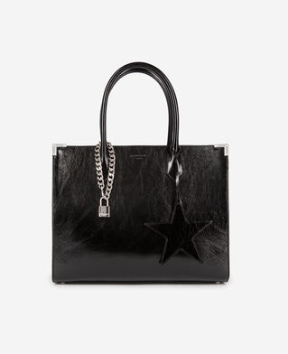 The Kooples DAMEN SILVER silberner taschenanhänger mit vorhängeschloss und schlüsselanhänger