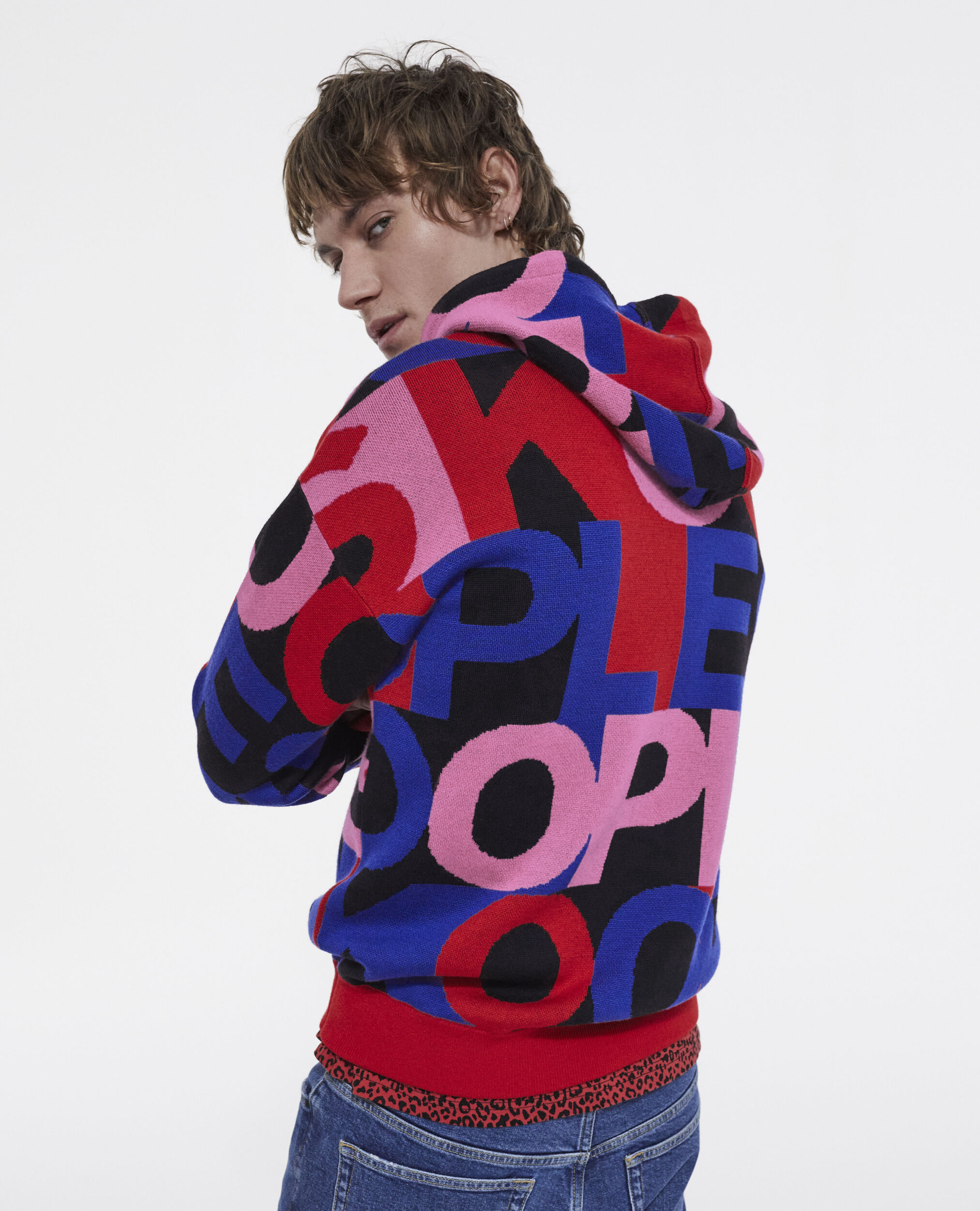 Sweatshirt with multicolored logo, MULTICOLOR, hi-res image number null