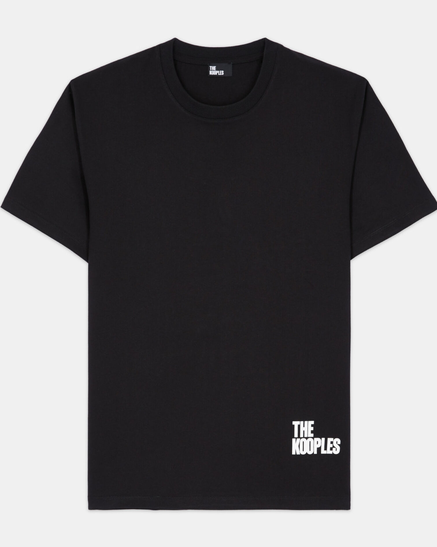 The Kooples black logo T-shirt, BLACK, hi-res image number null