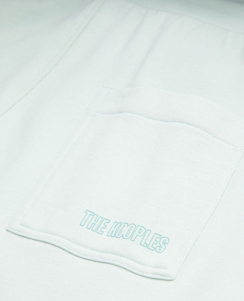 The Kooples MEN OCEAN green cotton shorts
